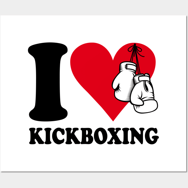 I love kickboxing Wall Art by nektarinchen